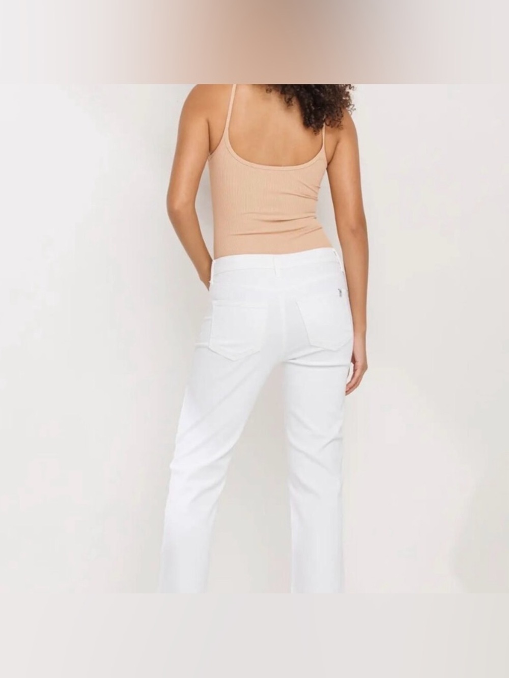 Sneak Peek White High Rise Slim Straight Jeans - NWT - Picture 2 of 6